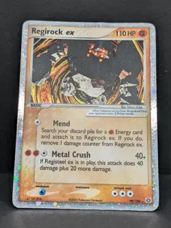 Regirock ex 99/106 Emerald Holo Ultra Rare Pokemon TCG Nintendo MP - Image 3