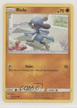Riolu Pokemon Sun & Moon Unbroken Bonds #102 - Image 1