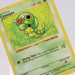 Pokemon TCG - Caterpie 45/102 Base Set Common Shadowless WOTC 1999 - EXC - Image 1