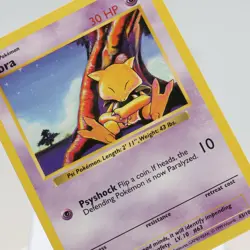 Pokemon TCG - Abra 43/102 Base Set Common Shadowless WOTC 1999 - EXC/NM - Image 1