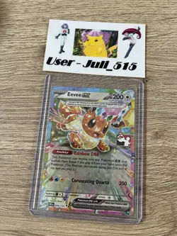 Pokemon TCG - Eevee ex - 075/131 Prismatic Evolution - Play! Stamp Promo NM - Image 3