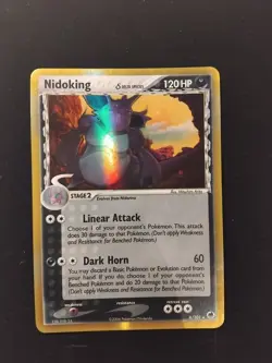 VERY LP Nidoking - 6/101 - EX Dragon Frontiers - Holo Rare - Pokemon TCG EX ERA - Image 1