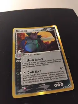 VERY LP Nidoking - 6/101 - EX Dragon Frontiers - Holo Rare - Pokemon TCG EX ERA - Image 2