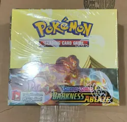 Pokemon Darkness Ablaze Sealed Booster Box In Hand GilbertGames Ship Fast 820650817120 - Image 1