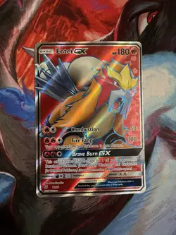 Pokemon Entei GX Full Art 71/73 SHL Shining Legends NM/MINT - Image 1