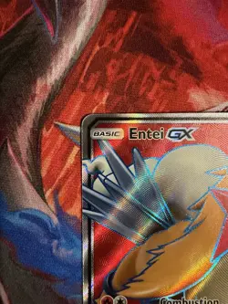 Pokemon Entei GX Full Art 71/73 SHL Shining Legends NM/MINT - Image 2
