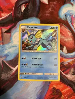 Vaporeon 18/68 – Hidden Fates (Holo Rare) - NM - 2019 Pokemon TCG - Image 1