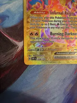 Charizard ex - 228/197 Obsidian Flames Gold Pokemon NM/MINT - Image 5