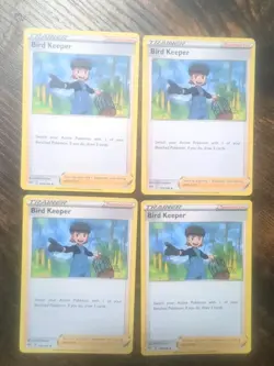 4x Pokemon TCG Bird Keeper 159/189 Swsh03: Darkness Ablaze Regular Playset - Image 1