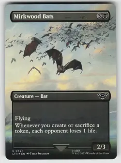 Mirkwood Bats (Borderless) Foil C Universes Beyond: LotR MTG - Image 1