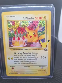 Pokemon TCG Birthday Pikachu 24/53 Celebrations Classic Collection - Image 1