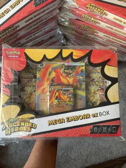 Pokemon TCG: Ascended Heroes - Mega Emboar EX - Collection Box - X14 - Image 1