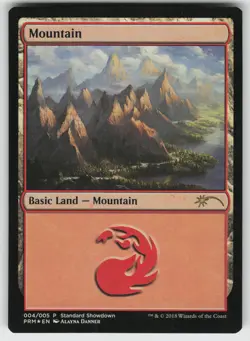 Mountain (Alayna Danner) (2018) Foil P Standard Showdown Promos 4 MTG - Image 1