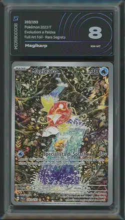 Magikarp 203/193 - Pokemon Paldea Evolved - AiGrading 8 - Image 1