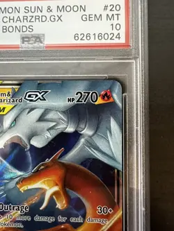 🔥 2019 Pokemon Unbroken Bonds – Reshiram & Charizard GX 20/214 – PSA 10 🔥 - Image 4