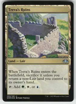 Treva's Ruins Foil U Dominaria Remastered 260 MTG - Image 1