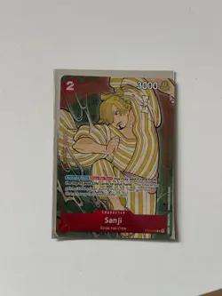 One Piece TCG Sanji OP01-013 1st Anniversary English TCG - Image 2