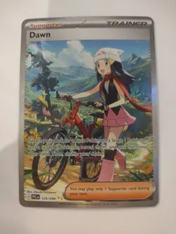 Pokemon Dawn 129/094 Full Art Holo Trainer Card English TCG - Image 1