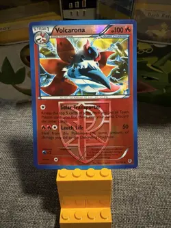 Pokemon TCG Volcarona Plasma Blast 13/101 Reverse Holo Rare Card - Image 1