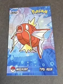 MAGIKARP X GYARADOS - POKEMON RARE 3D EVOLUTION CCG HOLO CARD - Image 1
