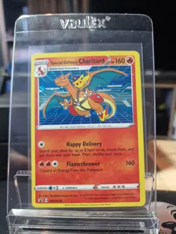 Pokemon Special Delivery Charizard SWSH075 2022 Promo Card - Image 3