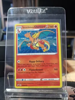 Pokemon Special Delivery Charizard SWSH075 2022 Promo Card - Image 4