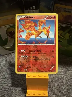 Pokemon TCG Next Destinies - Moltres #14/99 - Rare Reverse Holo Card - Image 1