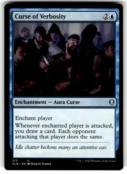 Curse of Verbosity Commander Legends: Battle for Baldur's Gate Regular MTG - Image 1