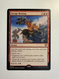 Savage Beating 252 MTG Commander Masters - Image 1