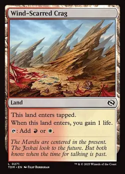 [MTG] Wind-Scarred Crag (0271) (TDM) LP-HP - Image 1