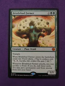Bristlebud Farmer Outlaws of Thunder Junction: the Big Score Regular NM MTG 0017 - Image 1