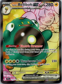 Iono's Bellibolt ex 172/159 - SV09: Journey Together Pokemon TCG NM - Image 1