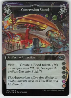 Concession Stand (5-6) Foil U Unfinity 205 MTG - Image 1