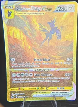 Pokemon TCG Origin Forme Dialga VSTAR GG68/GG70 Crown Zenith Secret Rare Holo - Image 2
