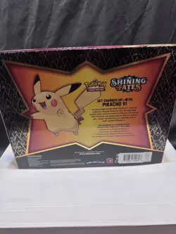 Pokemon TCG Shining Fates Pikachu v Collection Box Factory Sealed - Image 2