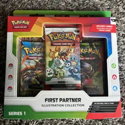 Pokemon First Partner Illustration Collection Series 1 Sealed Box - Image 1