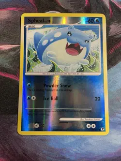 Pokemon Spheal Rising Rivals Common Reverse Holo Basic 82/111 2009 English - Image 1