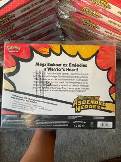 Pokemon TCG: Ascended Heroes - Mega Emboar EX - Collection Box - X9 SEE DESC - Image 2