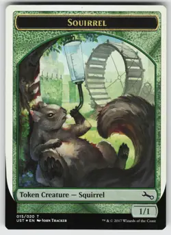 Squirrel Token Foil T Unstable 15 MTG - Image 1