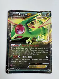 Pokemon TCG Flygon EX XY Black Star Promos XY61 Holo Promo - Image 1