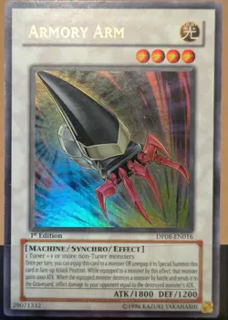 Yu-Gi-Oh Armory Arm DP08-EN016 Yusei Ultra Rare 1st Ed Synchro - Image 1