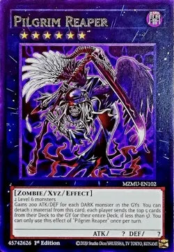 Yugioh Pilgrim Reaper MZMU-EN102 - Rare - 1st Edition NM - Image 1