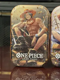 Ace | Luffy | Sabo One Piece Card Game Vol. 2 Mini-Tins FULL SET Set of 3 Sealed - Image 2