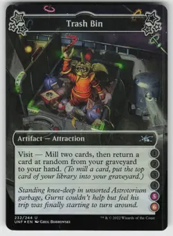 Trash Bin (5-6) Foil U Unfinity 232 MTG - Image 1