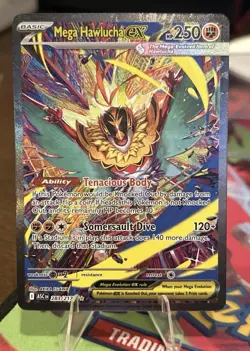 Mega Hawlucha EX 283/217 Ascended Heroes Pokemon English SIR - Packed Fresh Mint - Image 1