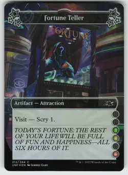 Fortune Teller (3-4-6) Foil C Unfinity 212 MTG - Image 1