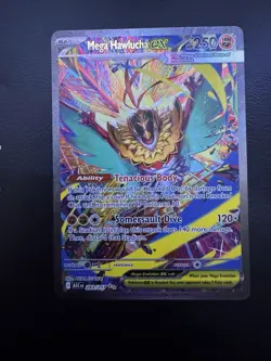 Pokemon Ascended Heroes Mega Hawlucha EX 283/217 SIR PSA 10 worthy very clean - Image 1