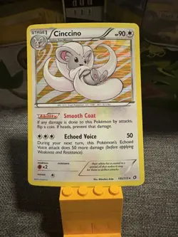 Cinccino 105/113 Legendary Treasures 2013 Holo Rare Pokemon Card - Image 1