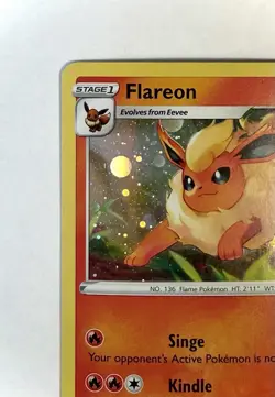Flareon - SWSH041 - Sword & Shield Black Star Promo Holo Pokemon Card - NM - Image 3