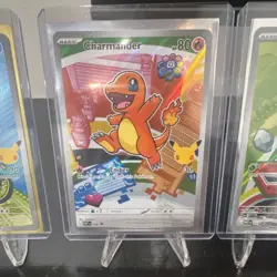 Pokemon Squirtle Charmander Bulbasaur Holo Card 017/025 038/025 007/025 2023 - Image 3
